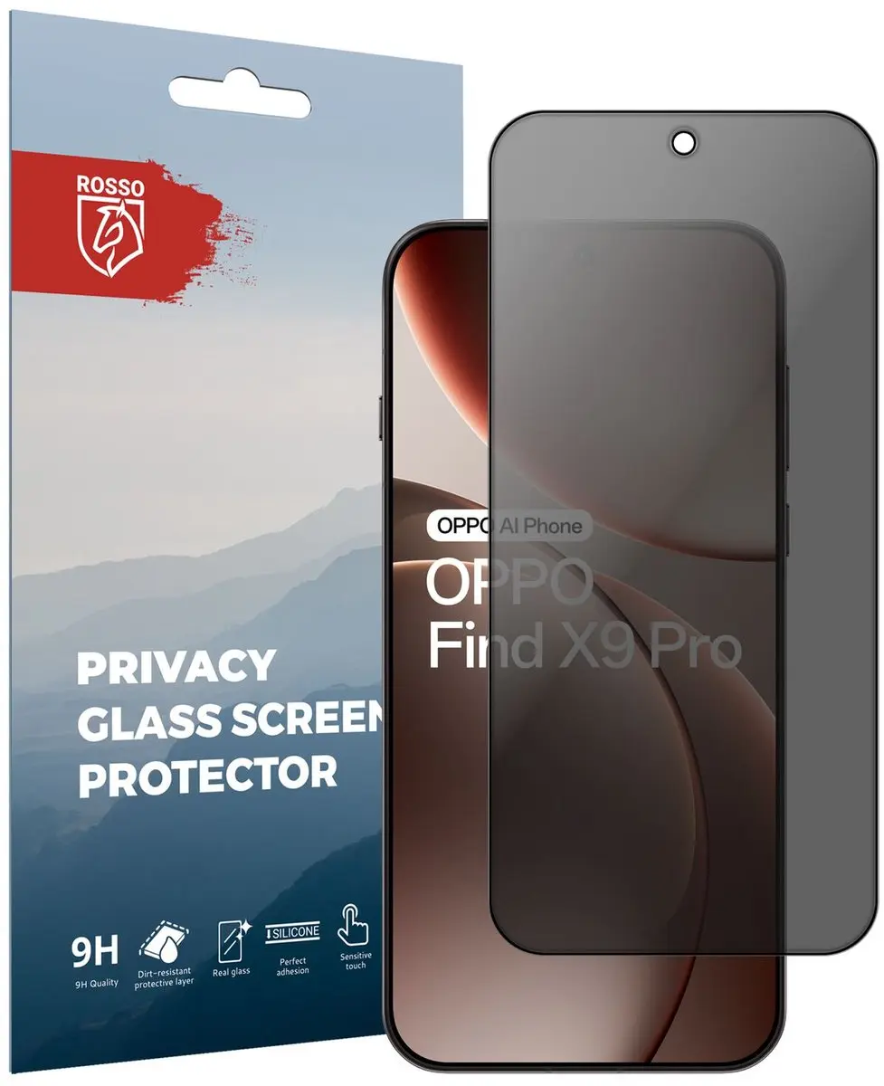 Rosso Privacy Screen Protector Geschikt voor Oppo Find X9 Pro