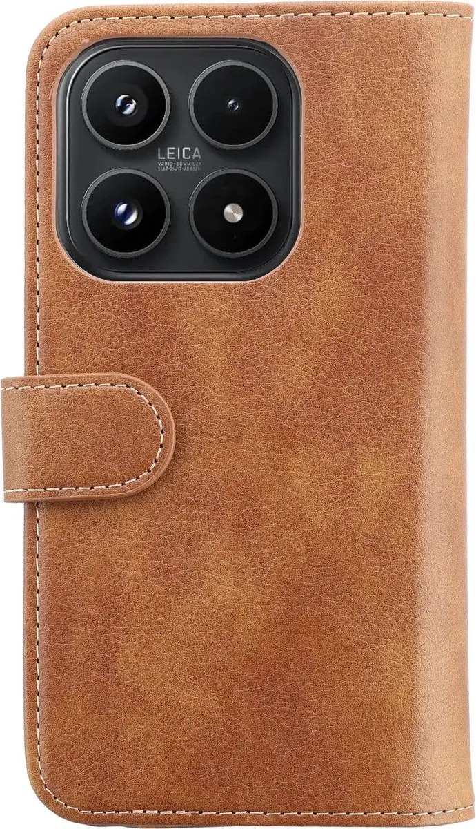 Rosso Element Wallet Book Case Xiaomi 17 - 3 Pasjes - Bruin