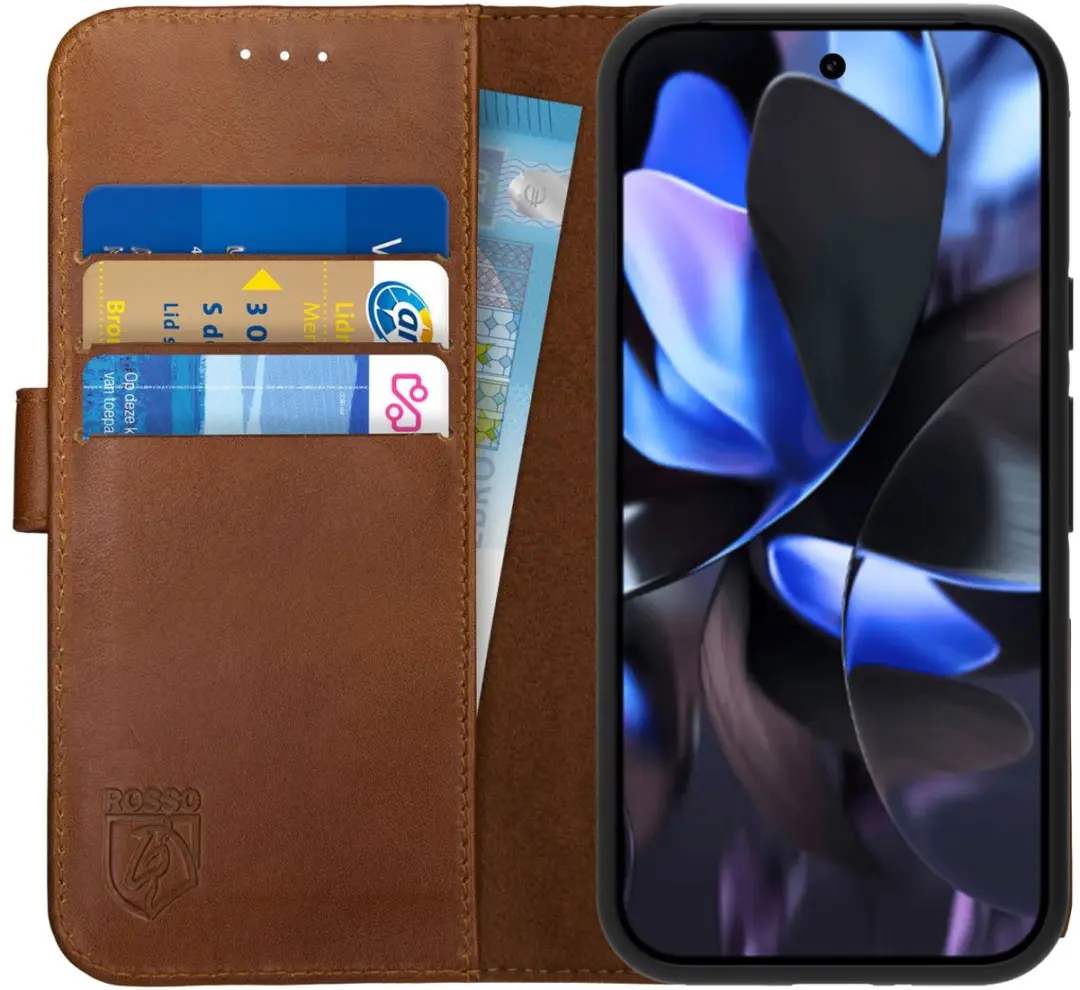 Rosso Deluxe Echt Leer Hoesje Geschikt voor Google Pixel 10a