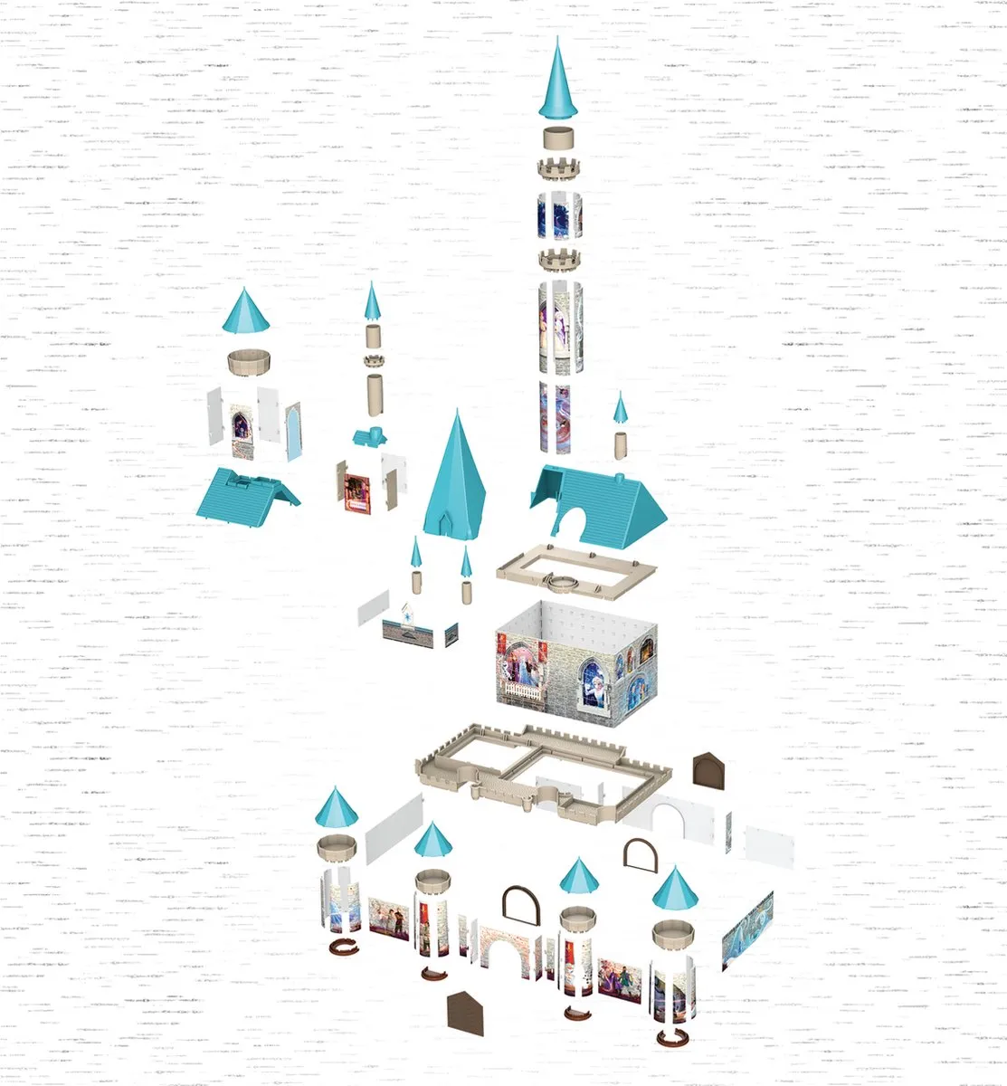 Ravensburger Disney Frozen 2 Kasteel 3D Puzzel 216 Stuks