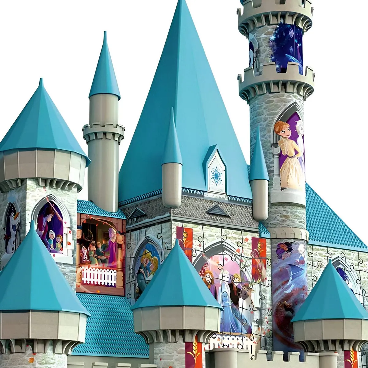 Ravensburger Disney Frozen 2 Kasteel 3D Puzzel 216 Stuks - afbeelding 6 van 6