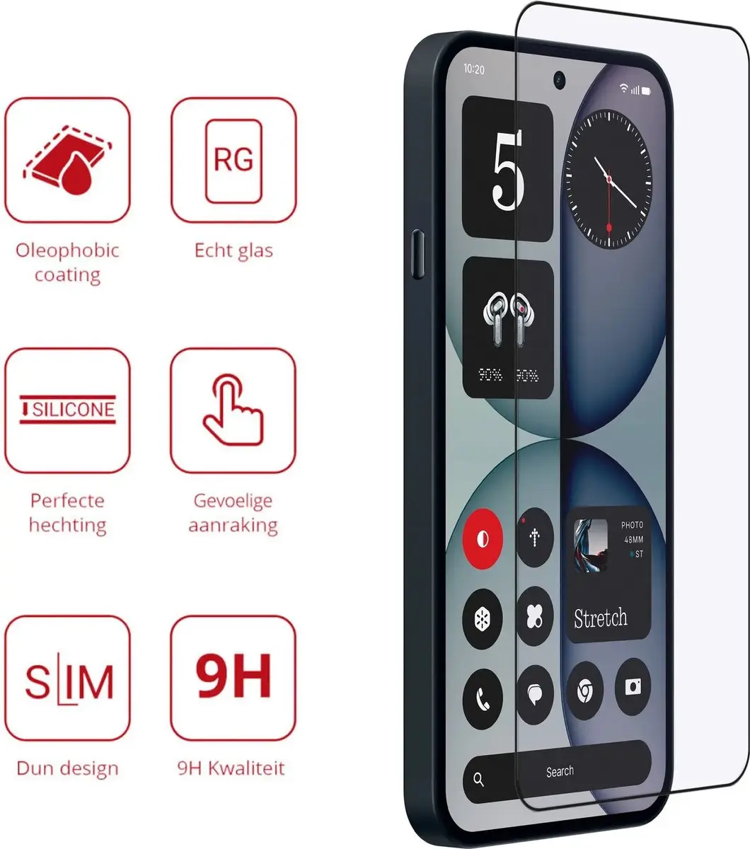 Rosso Screen Protector Nothing Phone (2a) - 9H Tempered Glass