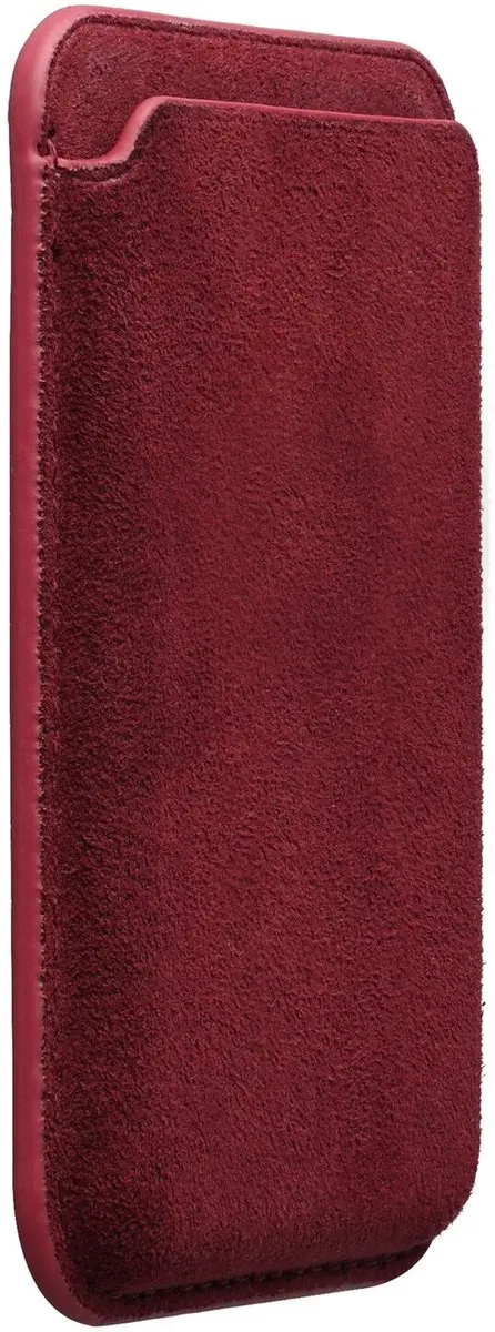 Rosso Avanti iPhone 17 Hoesje - MagSafe - 3 Pasjes - Burgundy