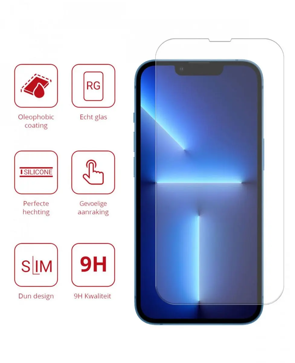 Rosso Screen Protector iPhone 13 Pro Max - 2 Stuks