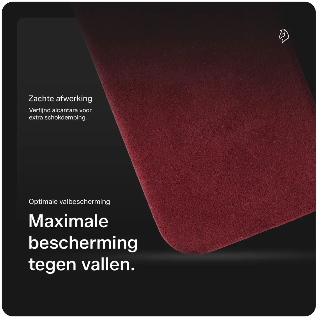 Rosso Avanti iPhone 15 Pro Hoesje - 3 Pasjes - Burgundy
