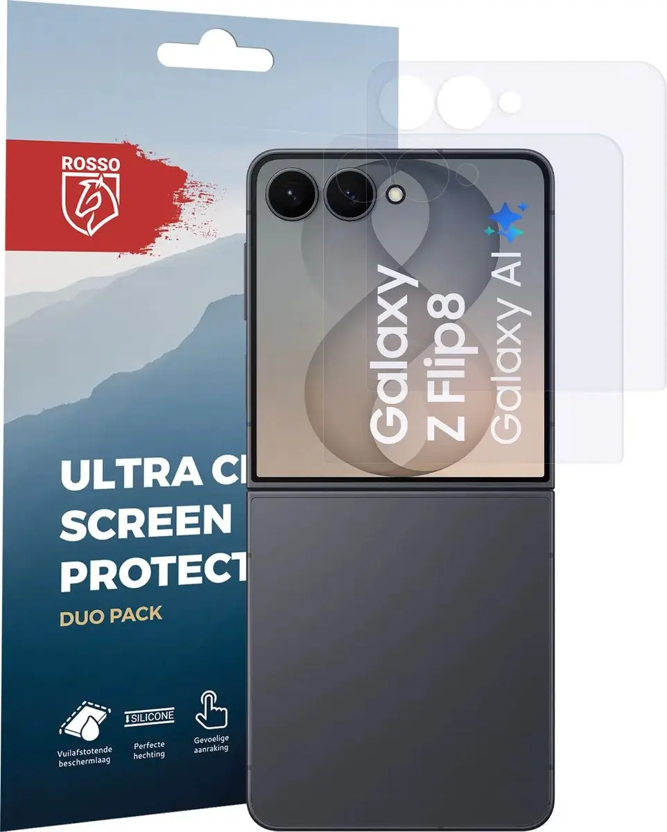 Rosso Screen Protector Samsung Galaxy Z Flip8 - 2 Stuks
