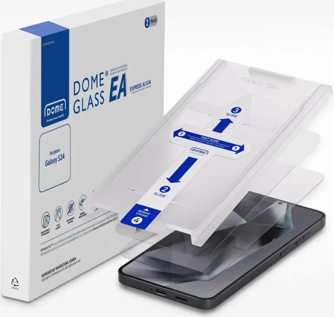 Whitestone Dome EA Glass Screenprotector Samsung Galaxy S24