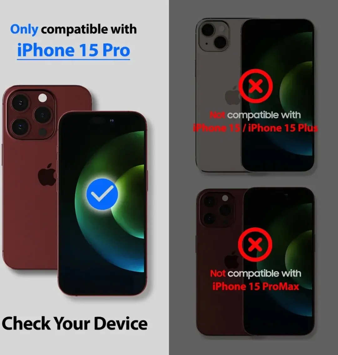 Whitestone iPhone 15 Pro UV-Licht Screen Protector - 2 Stuks