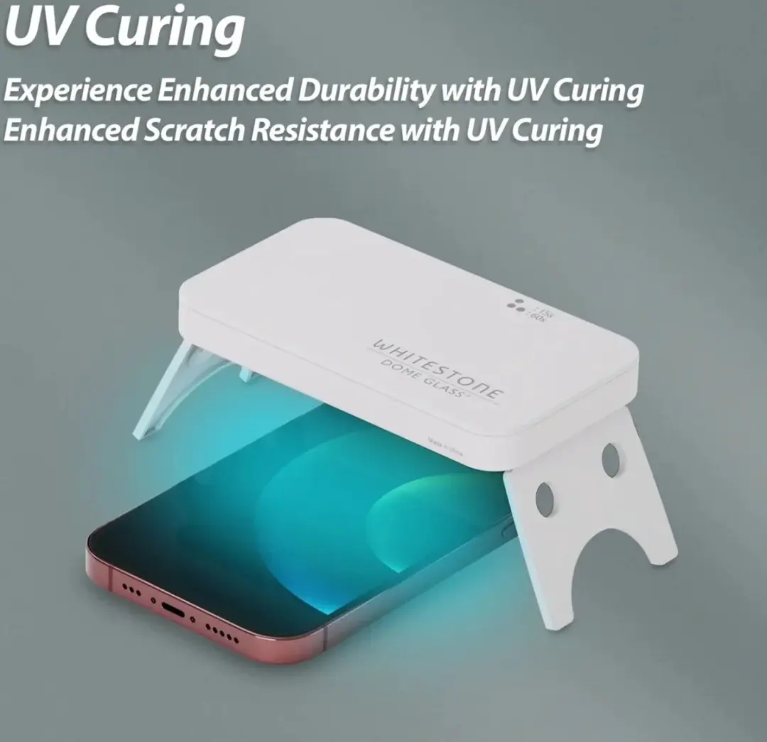 Whitestone iPhone 15 Pro UV-Licht Screen Protector - 2 Stuks