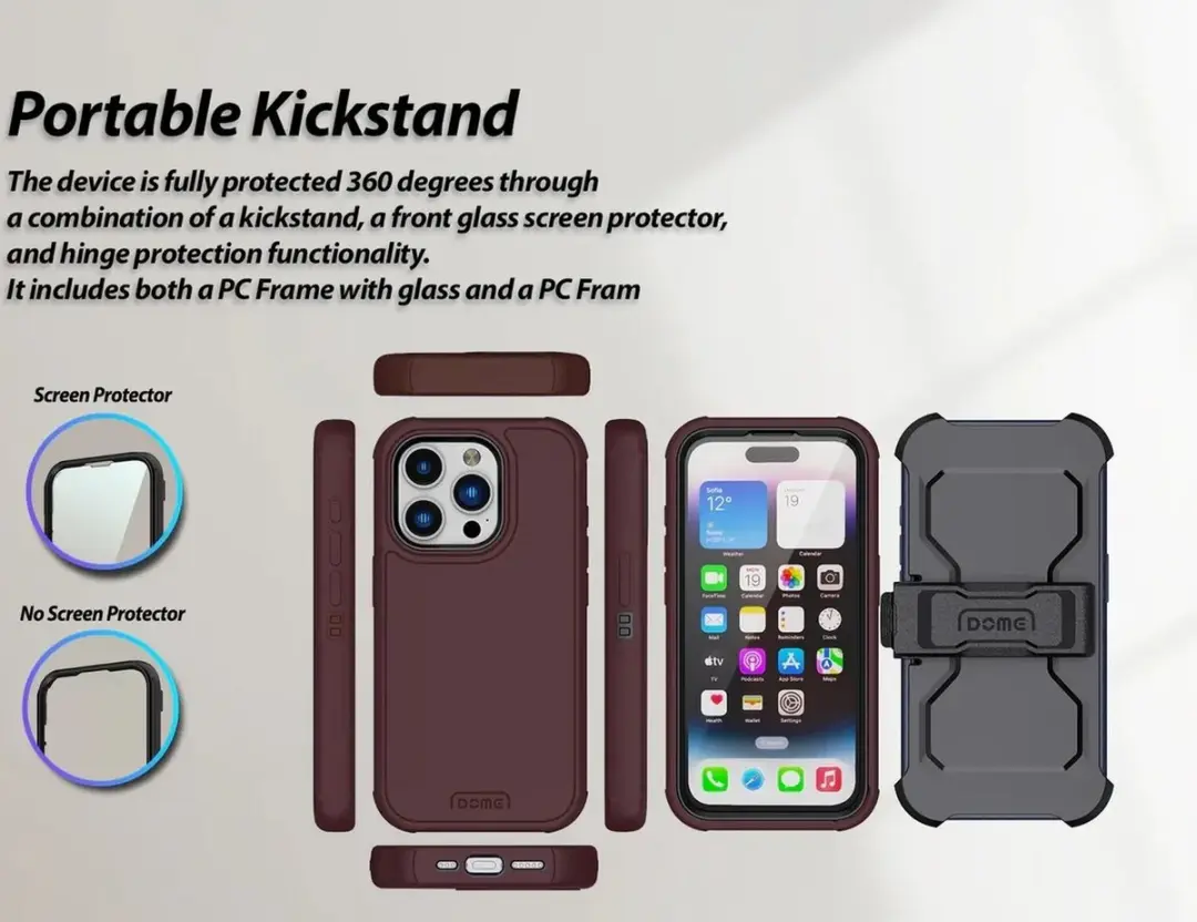 Whitestone Aegis Hoesje iPhone 15 Pro - Zwart