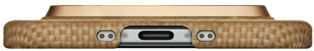 Pitaka Ultra Slim Hoesje iPhone Air KI1703AG - MagSafe - Aramidevezel - Beige