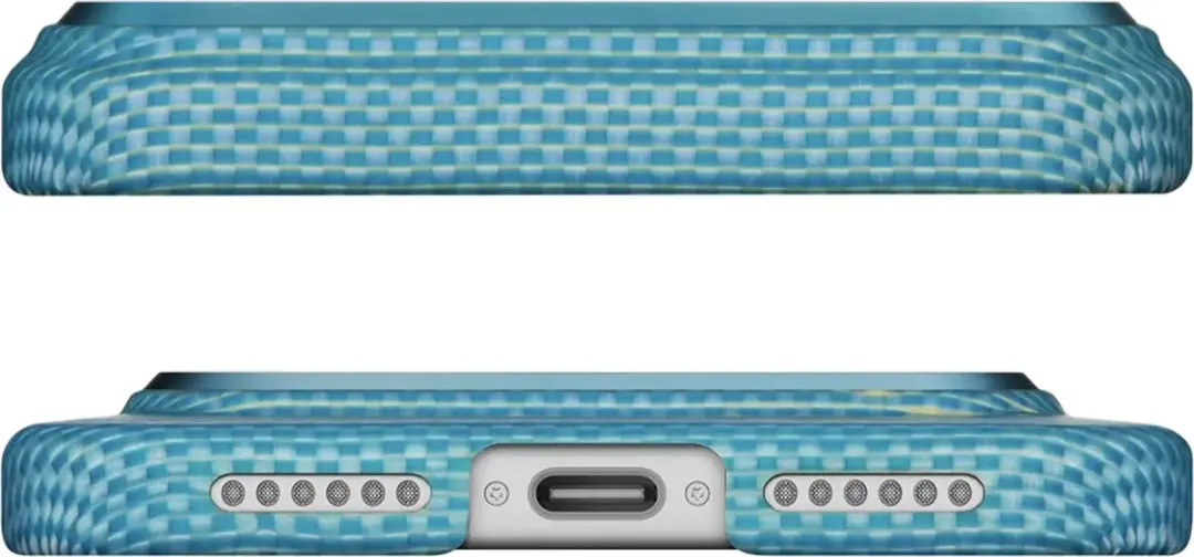 Pitaka Ultra Slim Hoesje iPhone 17 Pro KI1706AG - MagSafe - Blauw