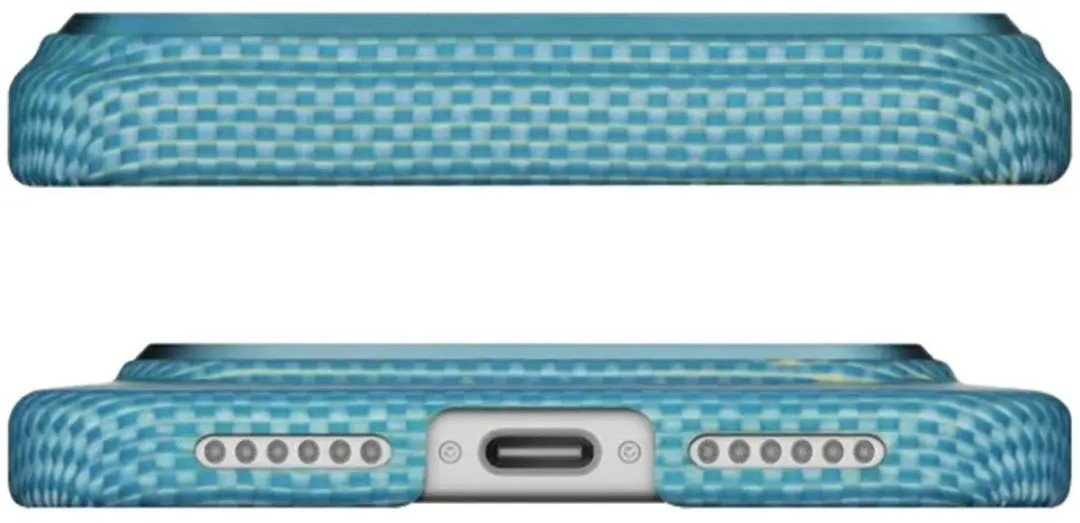 Pitaka Ultra Slim Hoesje iPhone 17 Pro KI1706AG - MagSafe - Blauw