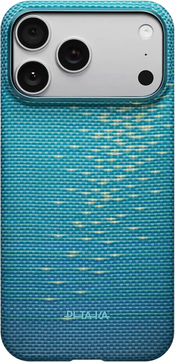 Pitaka Ultra Slim Hoesje iPhone 17 Pro KI1706AG - MagSafe - Blauw