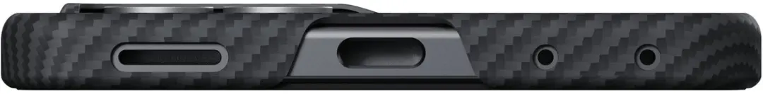 Pitaka Edge Case Samsung Galaxy Z Flip8 FBFLIP8 - MagSafe - Aramidevezel - Black Grey - afbeelding 6 van 6