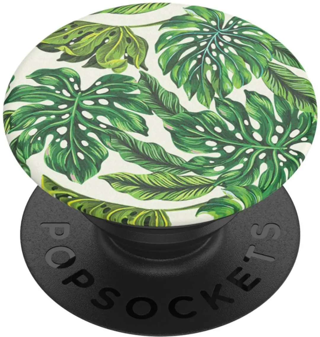 PopSockets, PopGrip voor Universele Smartphone Monstera Deliciosa, Groen
