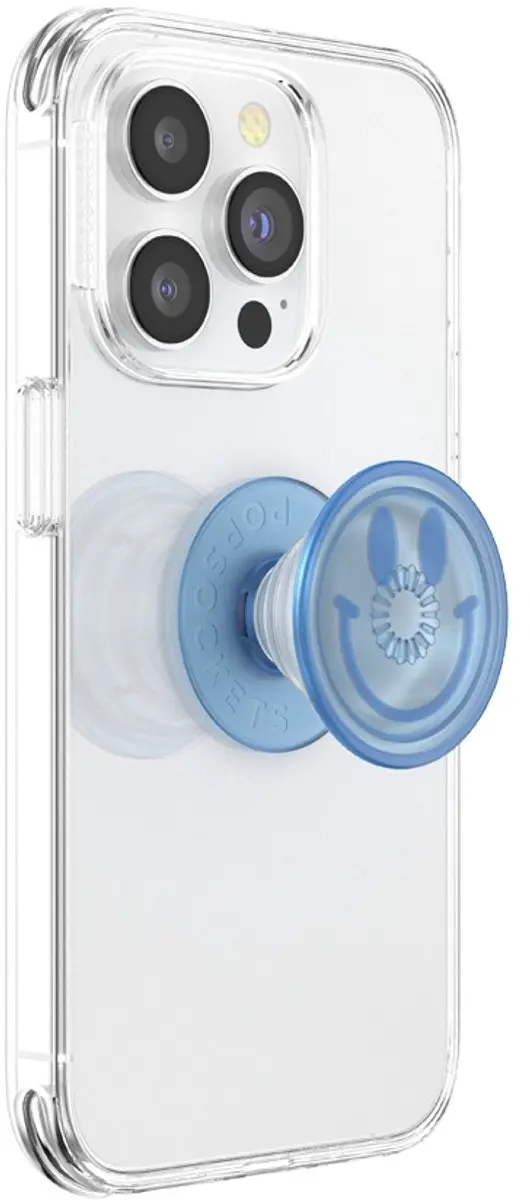 PopSockets PopTop Translucent Happy Blues - Telefoonbutton