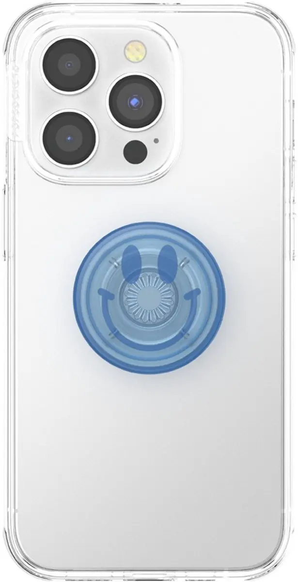 PopSockets PopTop Translucent Happy Blues - Telefoonbutton