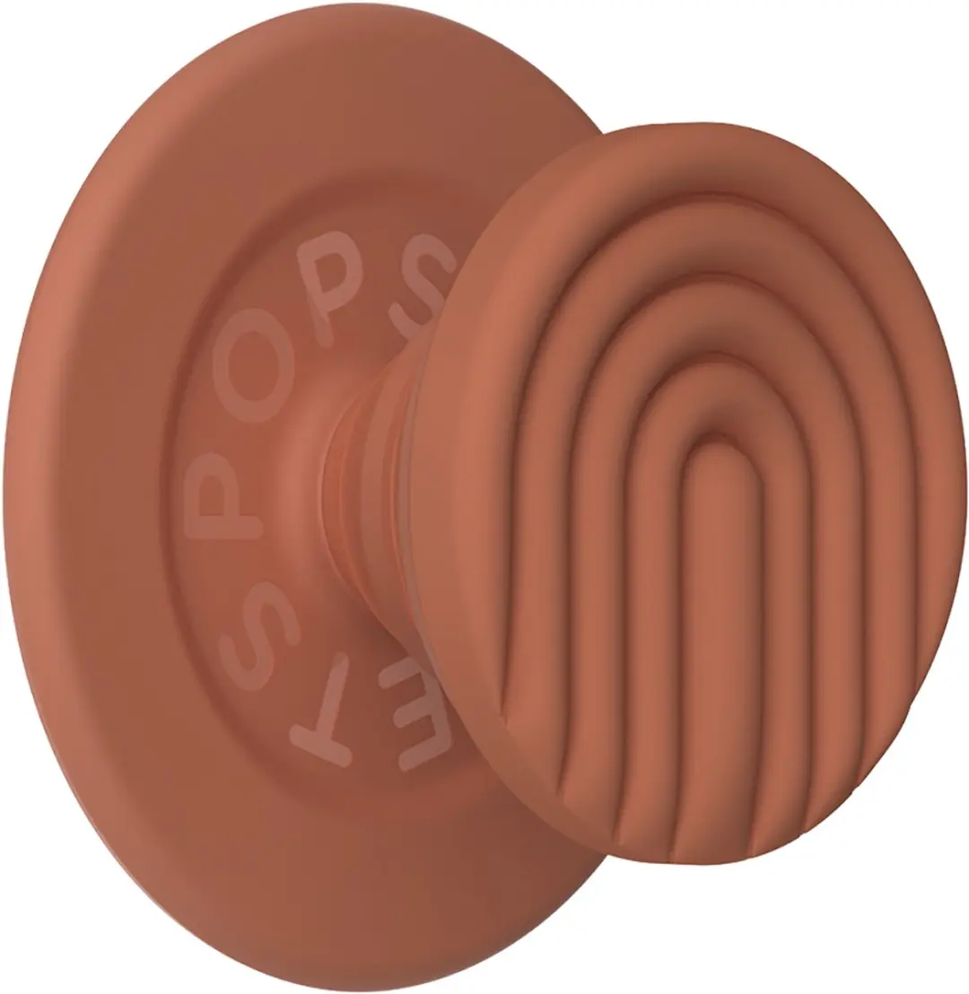 PopSockets, PopOut MagSafe-houder voor smartphone Curves-collectie, Lichtbruin