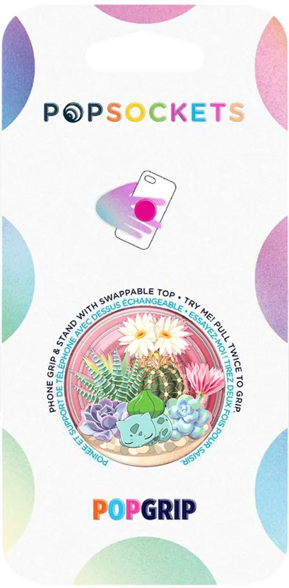 PopSockets Bulbasaur Terrariumhouder 840173721445 - Transparent - afbeelding 6 van 6