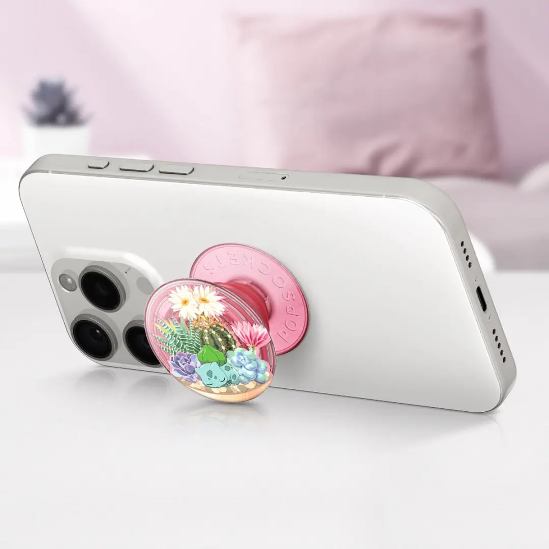 PopSockets Bulbasaur Terrariumhouder 840173721445 - Transparent - afbeelding 2 van 6