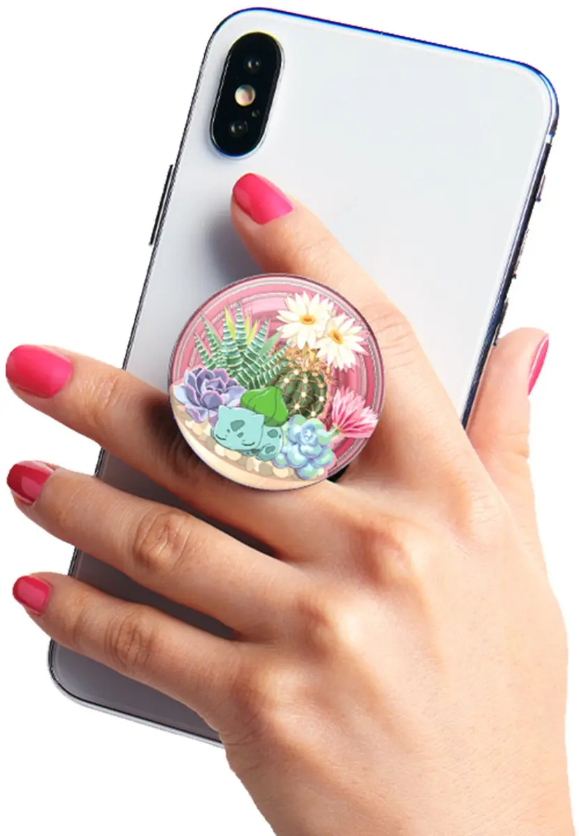 PopSockets Bulbasaur Terrariumhouder 840173721445 - Transparent - afbeelding 5 van 6