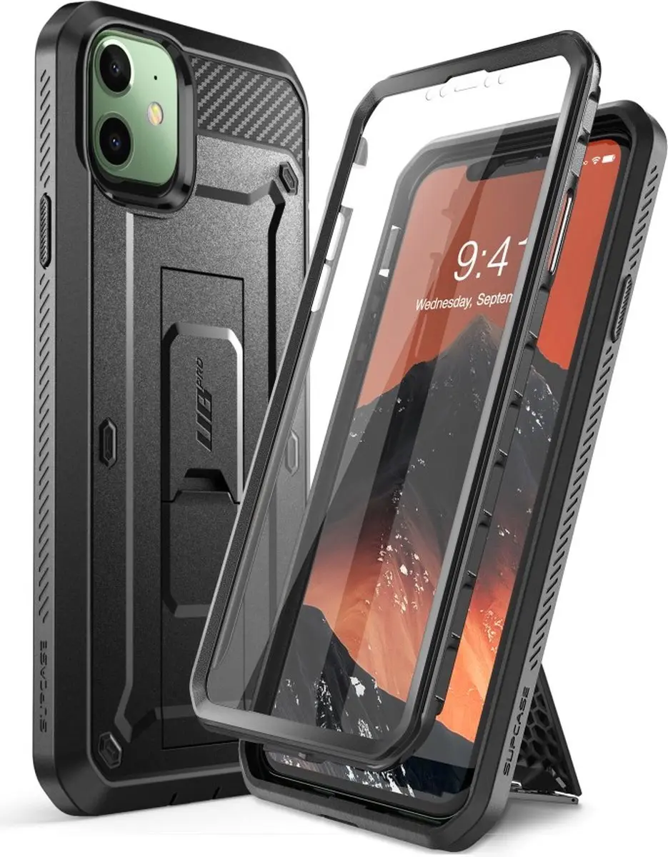 Supcase Unicorn Beetle PC TPU iPhone 11 Hoesje - Zwart - 6612