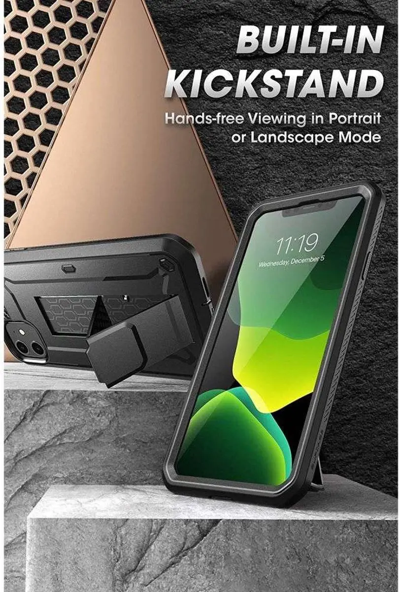 Supcase Unicorn Beetle PC TPU iPhone 11 Hoesje - Zwart - 6612