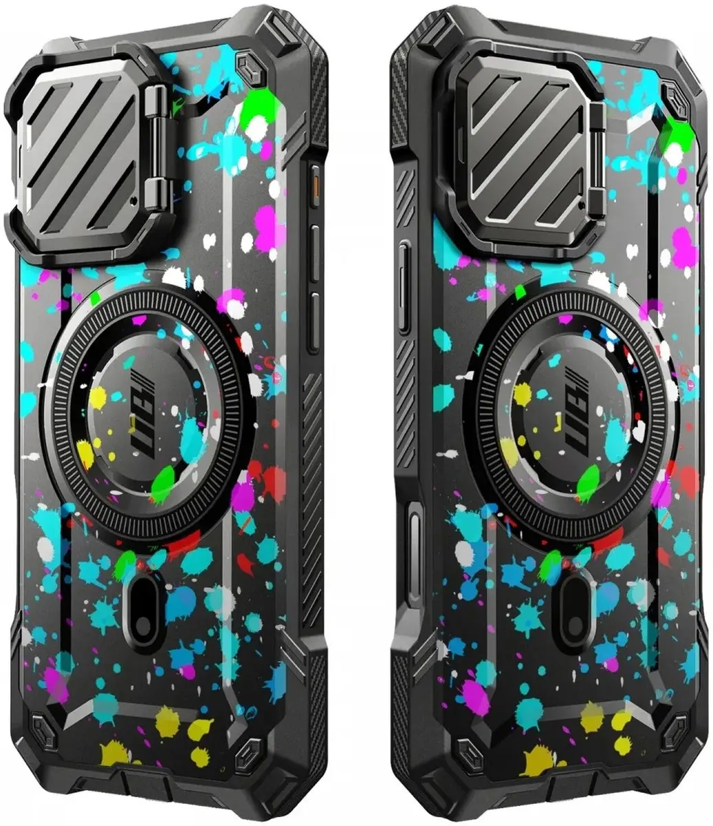 Supcase UB Pro MagXT Hoesje iPhone 16 Pro Max - Camera Protector - MagSafe - Zwart - afbeelding 3 van 6