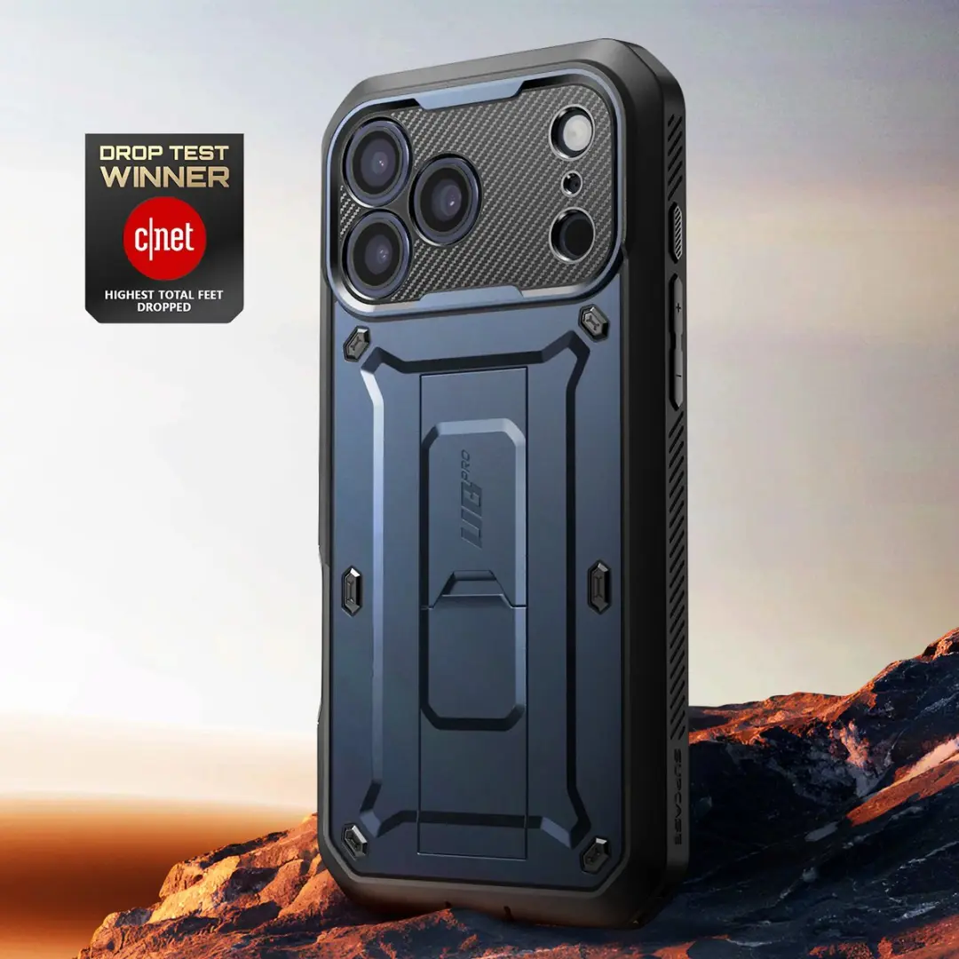 Supcase Unicorn Beetle Pro BACK-SPC-PRO-NT-17P iPhone 17 Pro Hoesje - Blauw