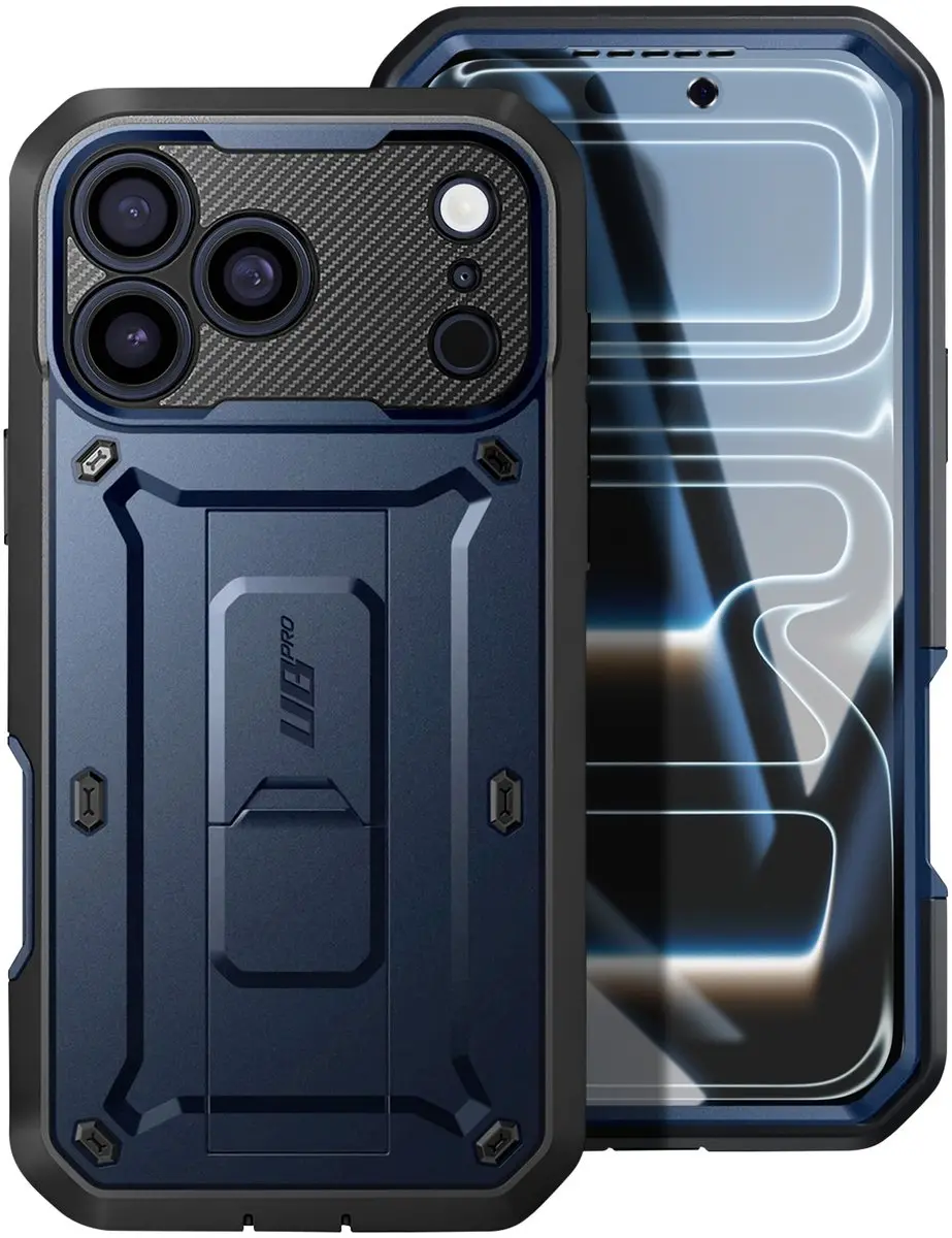 Supcase Unicorn Beetle Pro BACK-SPC-PRO-NT-17P iPhone 17 Pro Hoesje - Blauw