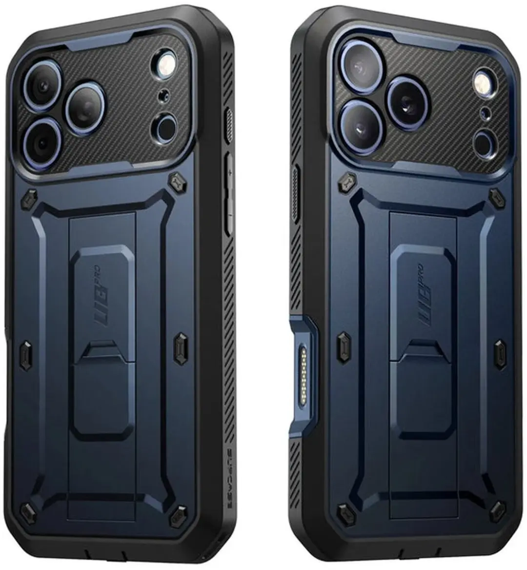 Supcase Unicorn Beetle Pro BACK-SPC-PRO-NT-17P iPhone 17 Pro Hoesje - Blauw - afbeelding 6 van 6