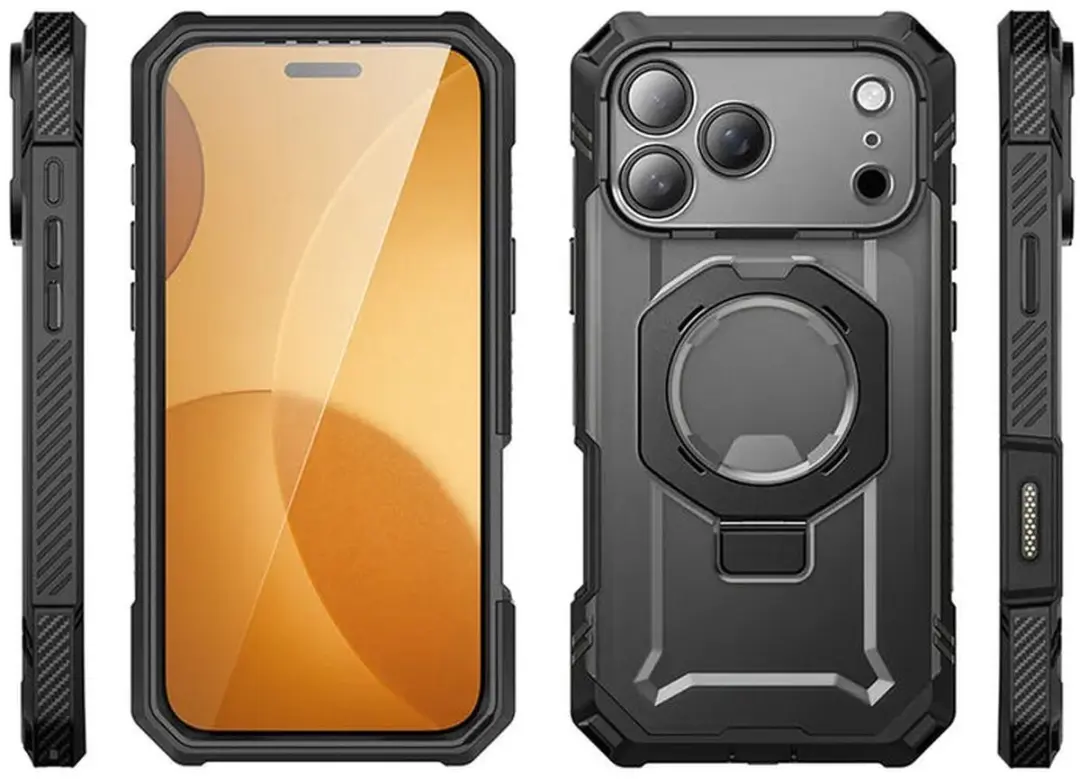Supcase UB Grip Pro iPhone 17 Pro Hoesje - Zwart Transparant - 13932