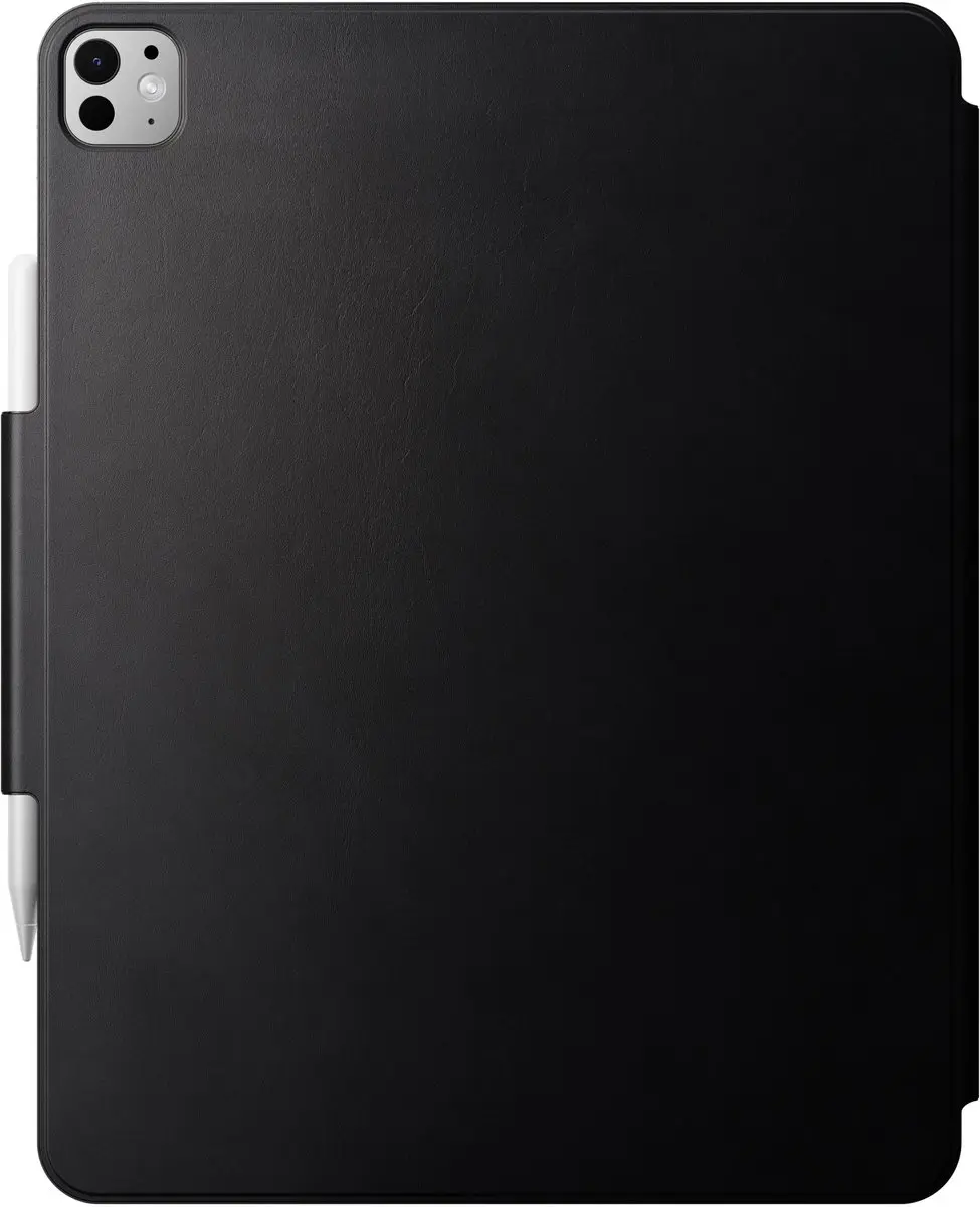 NOMAD Lederen Folio Hoesje iPad Pro 13 (M4-M5) - Zwart