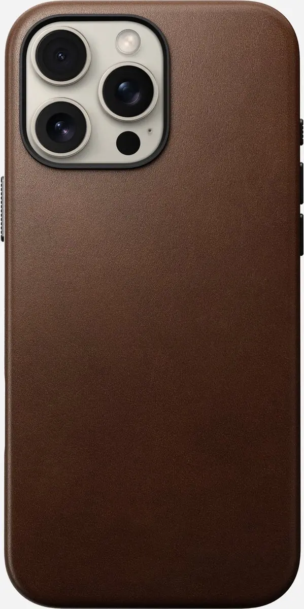 NOMAD Traditional Leather Case iPhone 16 Pro Max NM01389385 - Bruin