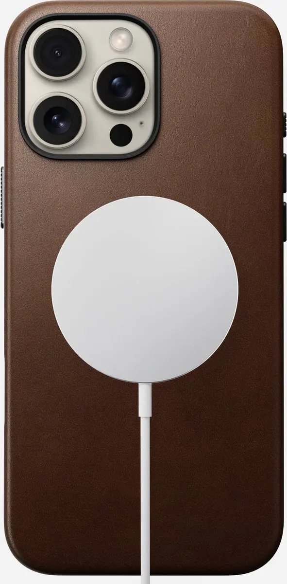 NOMAD Traditional Leather Case iPhone 16 Pro Max NM01389385 - Bruin