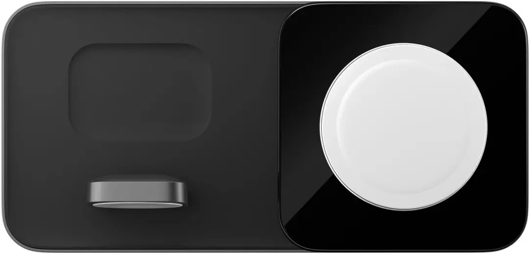 NOMAD Base One Max Qi2 Oplader 3rd Gen - 15W - 3 Outputs - Zwart