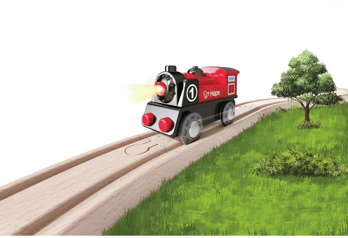 Hape Locomotief Nr. 1 AAA Batterij - 2 Stuks - Veelkleurig