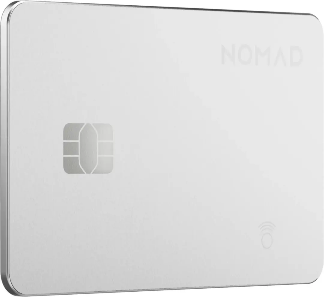 NOMAD Find My Tracking Card Pro - Wit