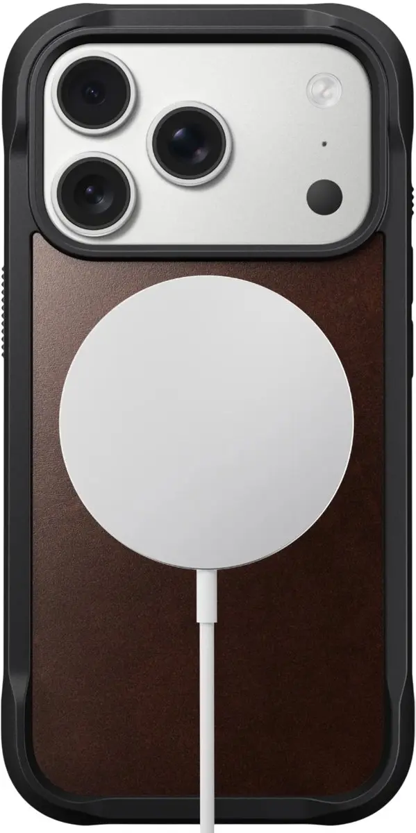 NOMAD Horween Rugged Hoesje iPhone 17 Pro 114709118E8E - Bruin - afbeelding 6 van 6