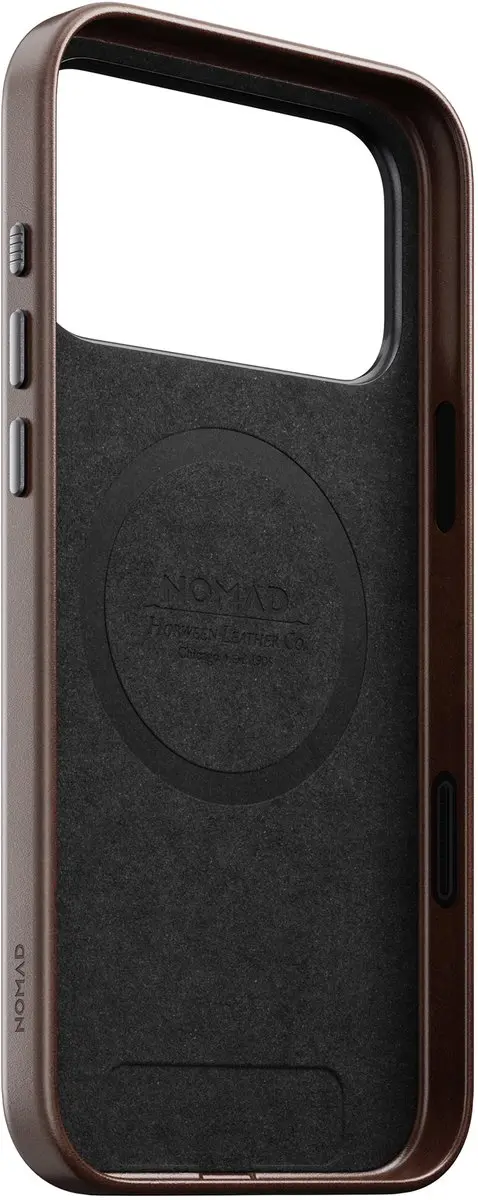 Nomad Traditional Horween lederen hoesje iPhone 17 Pro Max