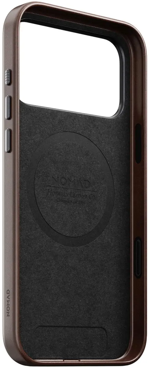 NOMAD Traditional Horween Hoesje iPhone 17 Pro Max NM011918858 - Bruin