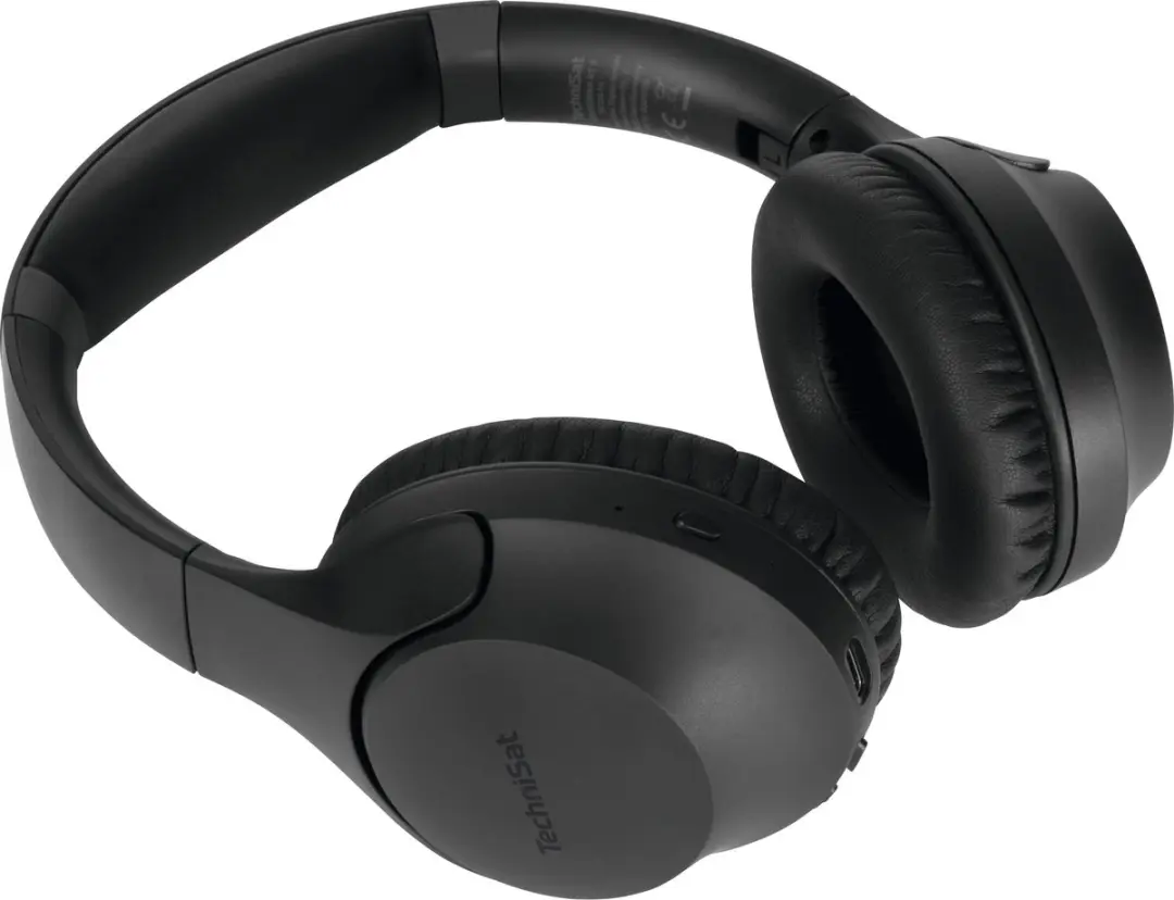 Technisat Stereoman 3 BT Draadloze Hoofdtelefoon - Zwart - afbeelding 3 van 6