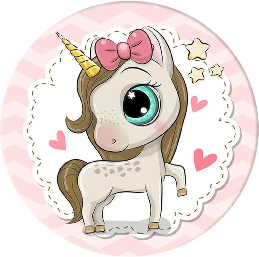PopSockets PopGrip Basic Unicorn Pony - Roze - afbeelding 6 van 6