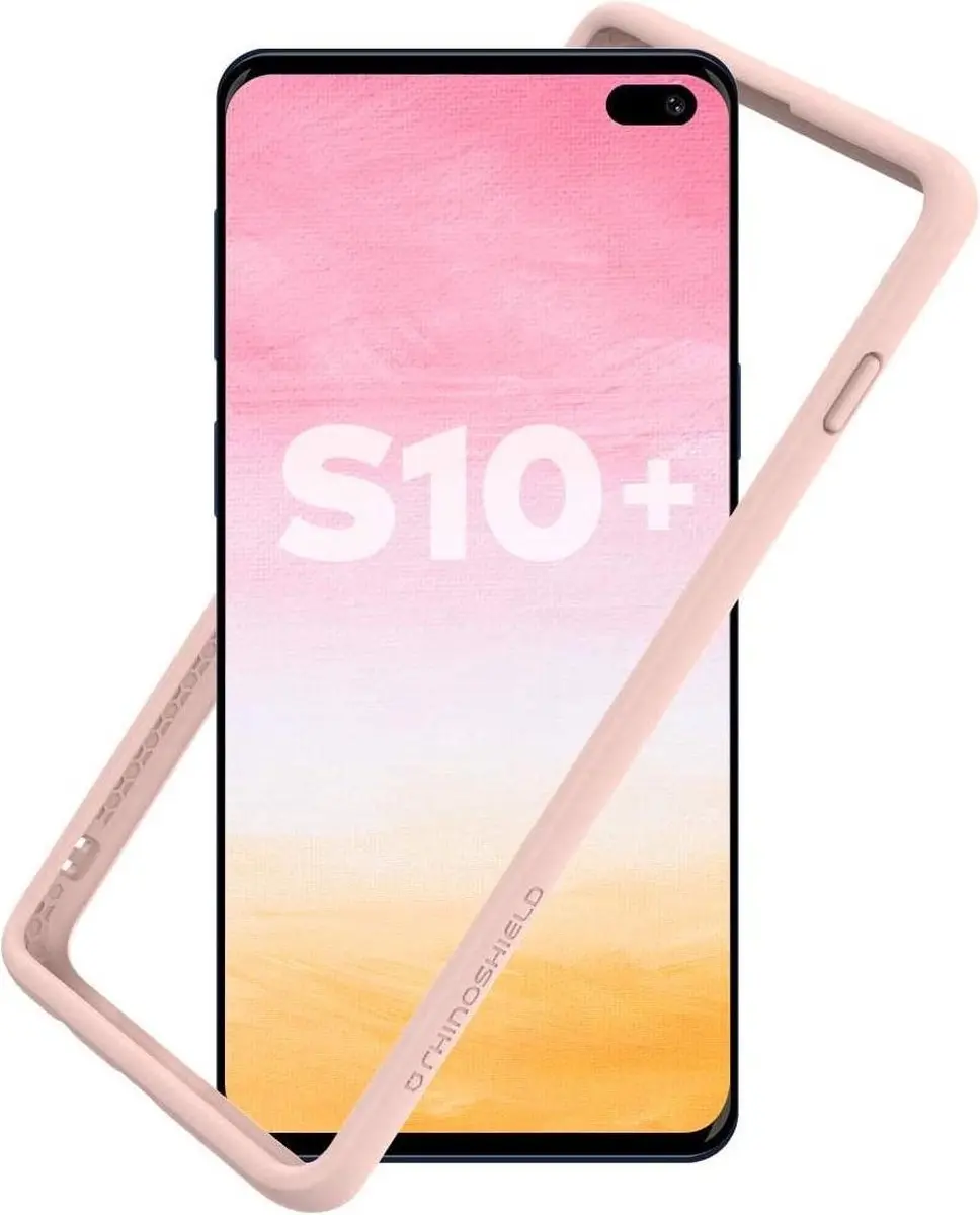 RhinoShield CrashGuard Samsung Galaxy S10 Plus Bumper Hoesje Roze