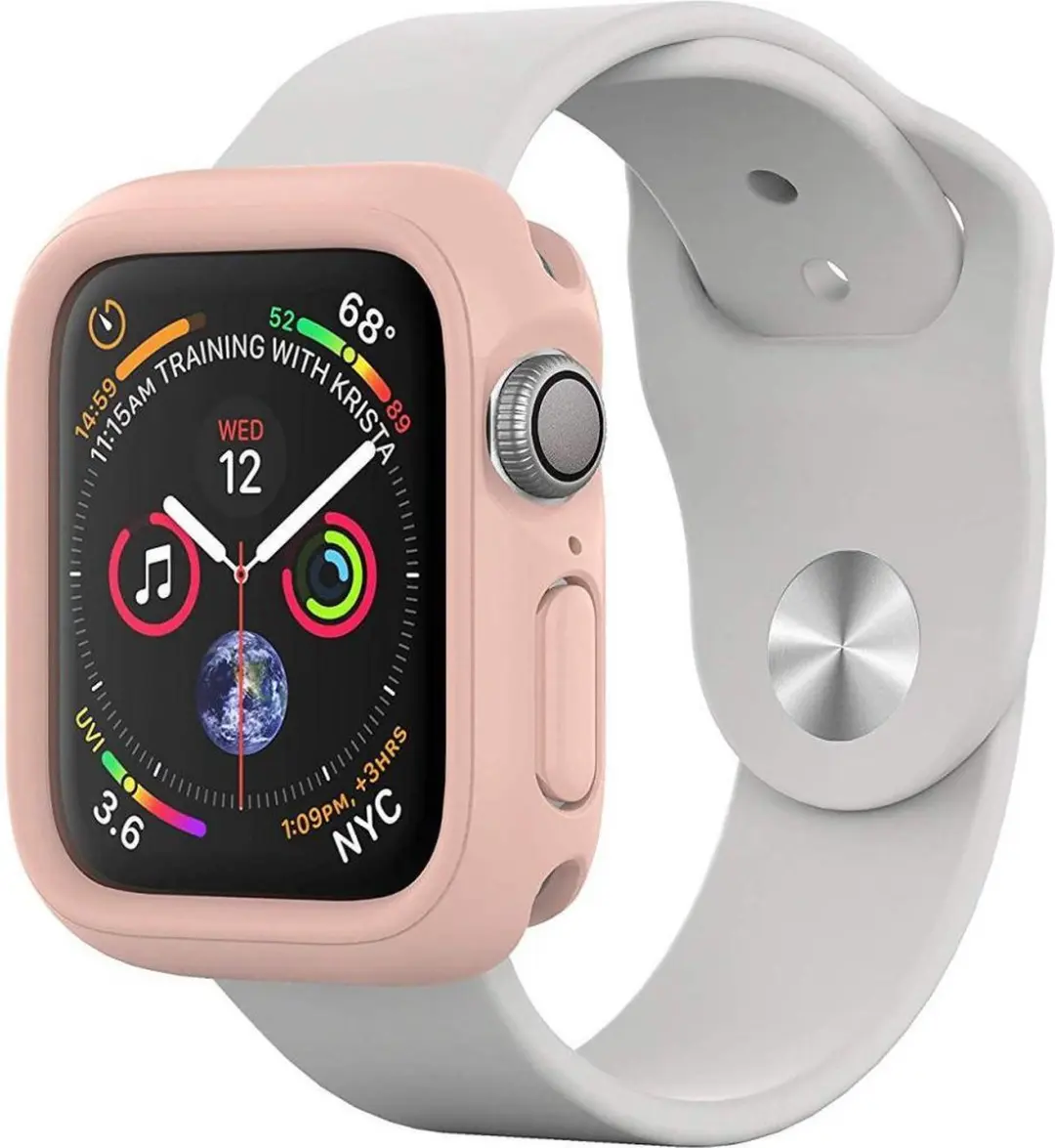 RhinoShield CrashGuard NX Apple Watch 44MM Hoesje Bumper Roze