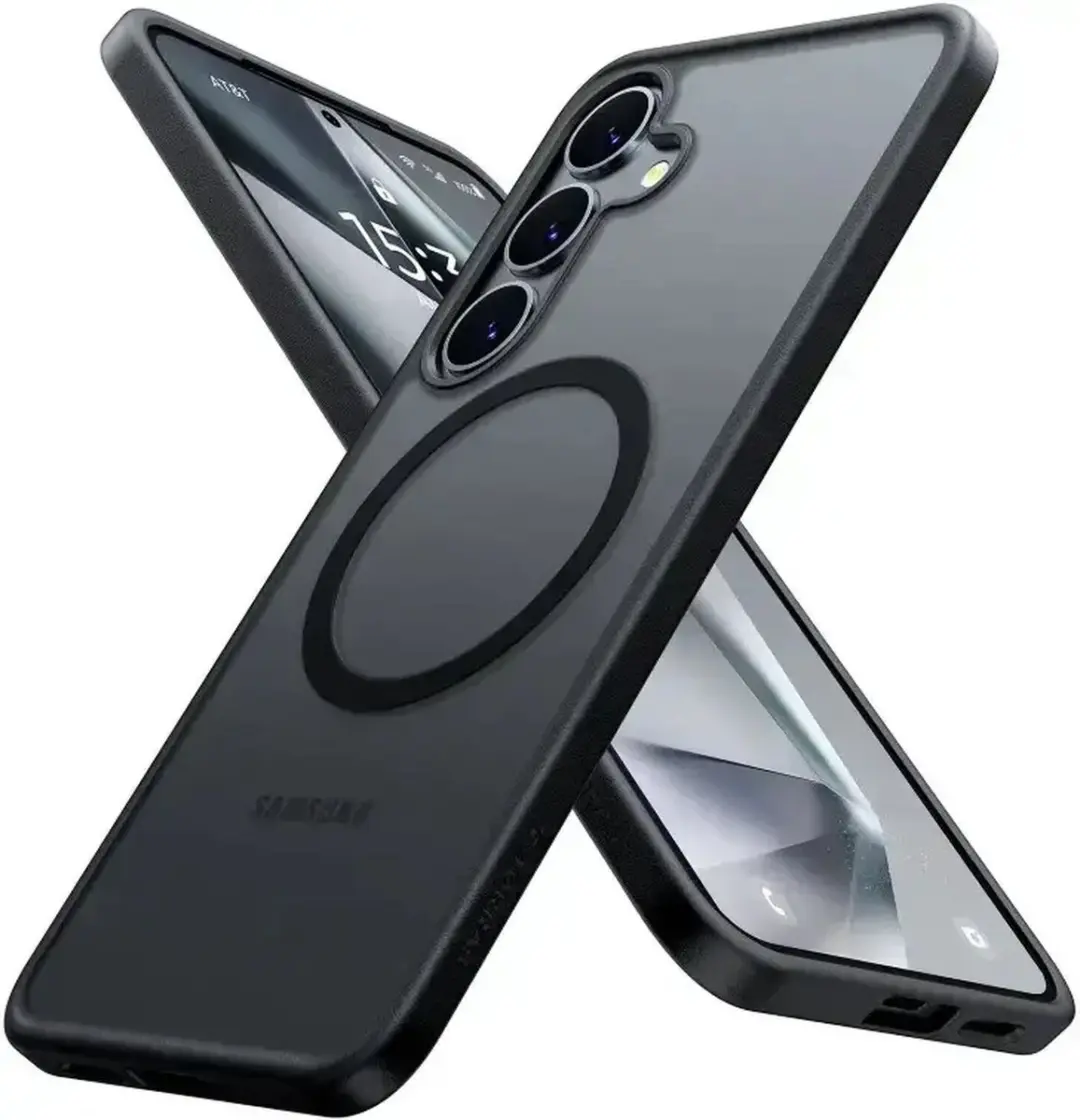 Torras Guardian Magnetic Hoesje Samsung Galaxy S26 - Matte Zwart - afbeelding 6 van 6