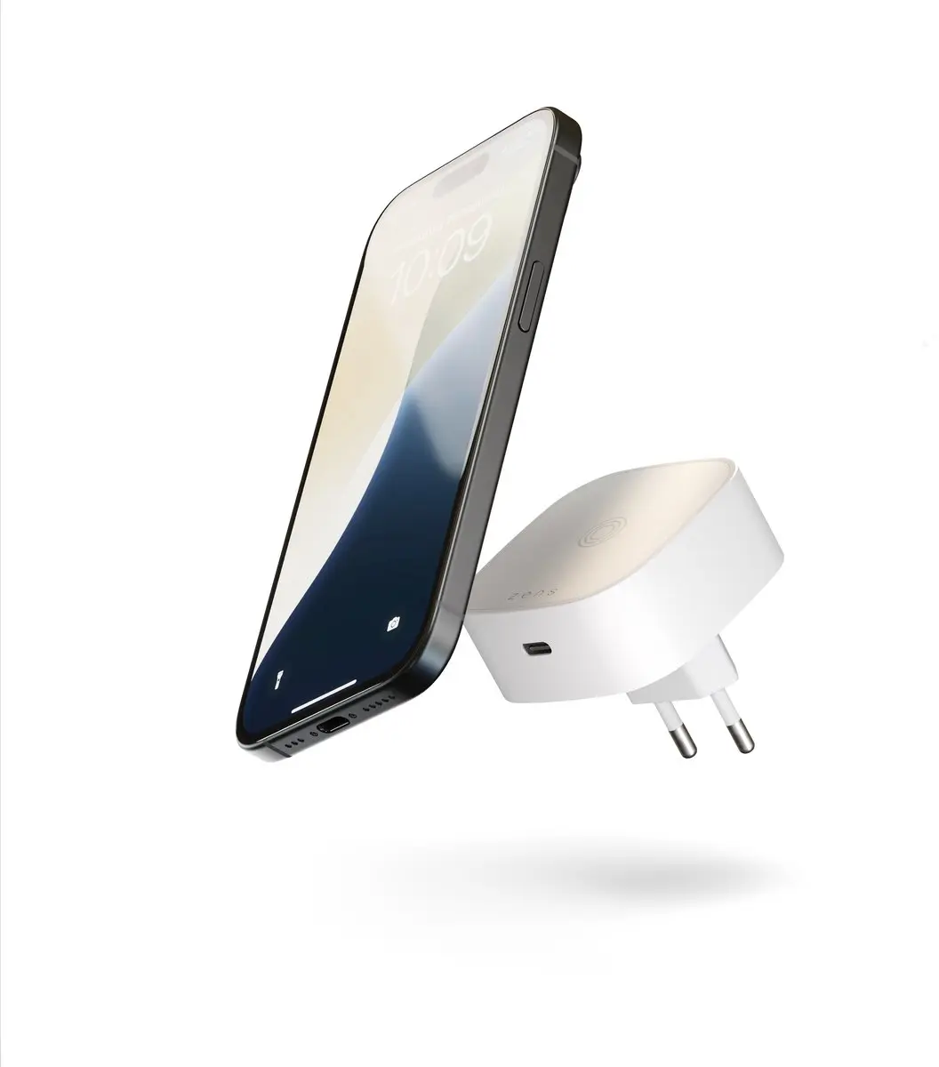 Zens Wireless Charging Adapter stekker 1× Qi2 15 W USB-C 18 W MagSafe draadloze