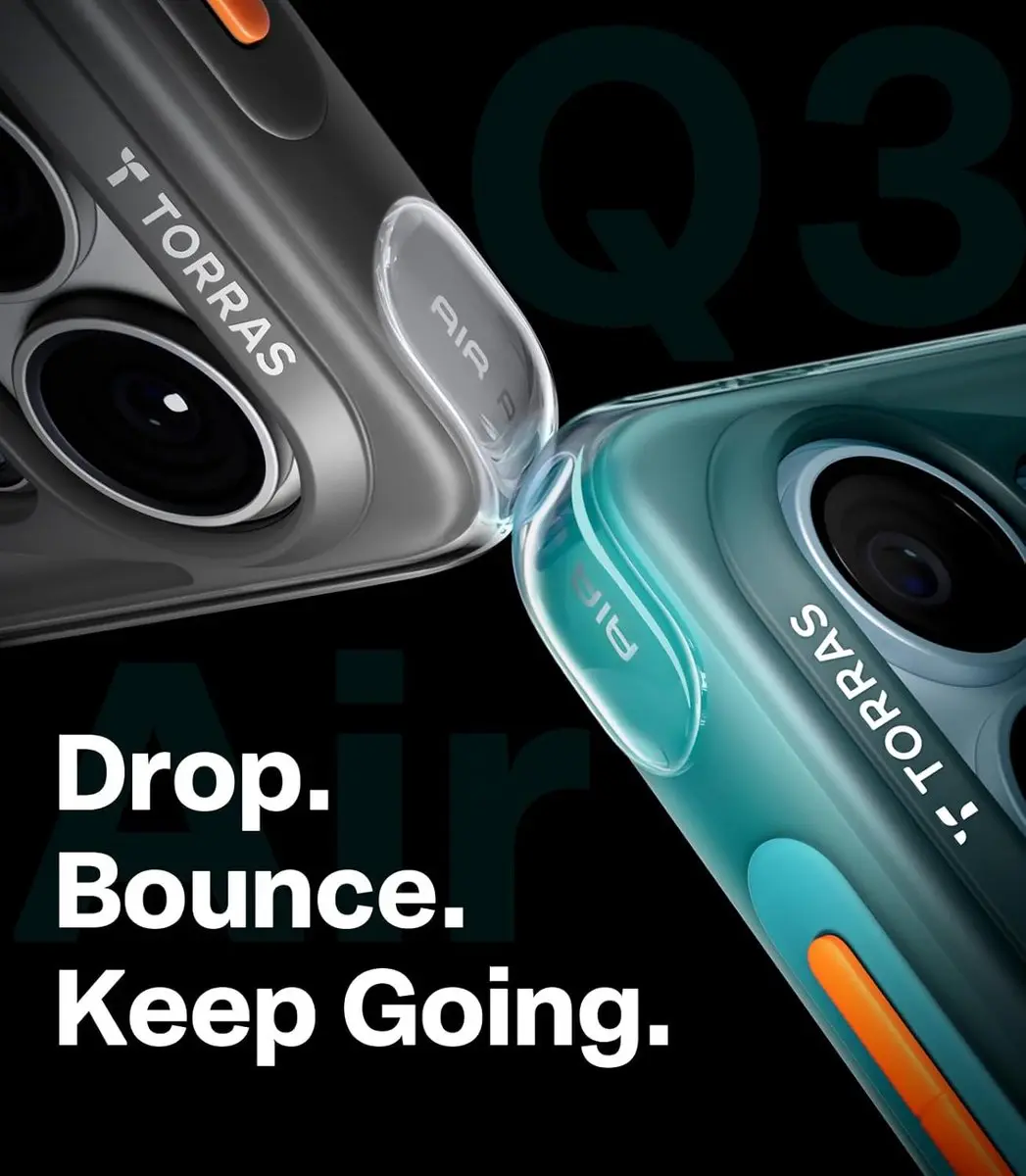 Torras Ostand Q3 Air Spin Hoesje - Samsung Galaxy S26 Ultra - Zwart