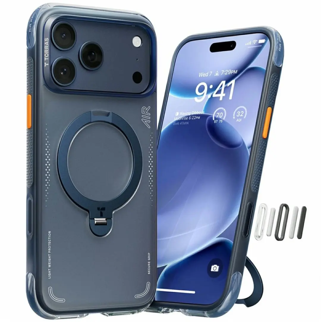 Torras Ostand Q3 Air Spin Hoesje iPhone 17 Pro